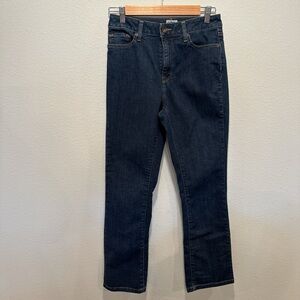 L.L. Bean Dark Blue Straight Leg Jeans Size 6